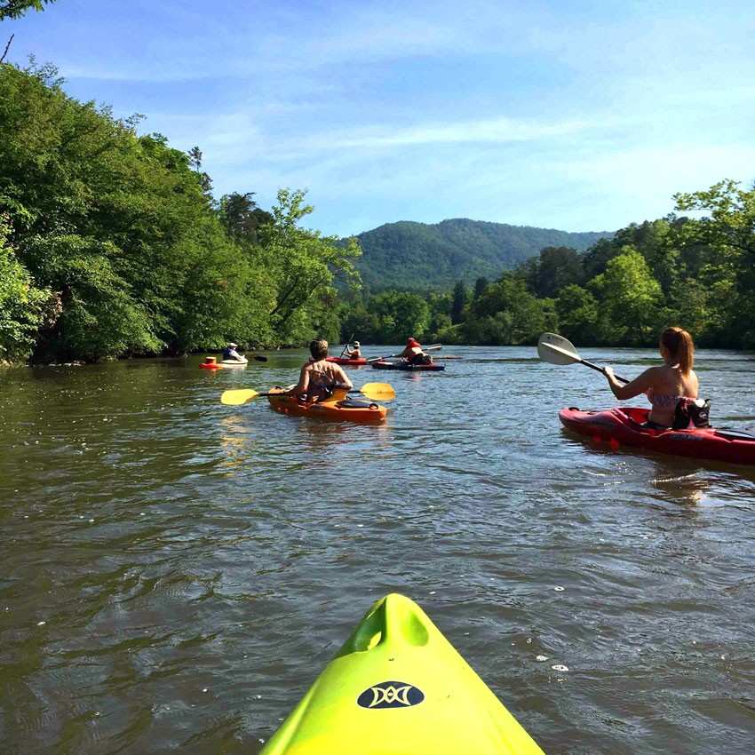riverside camping in Franklin NC