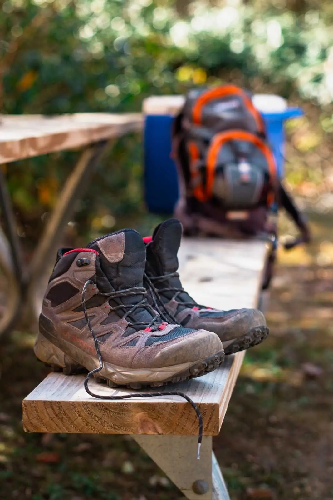 hiking and camping on the Appalachian Trail in NC