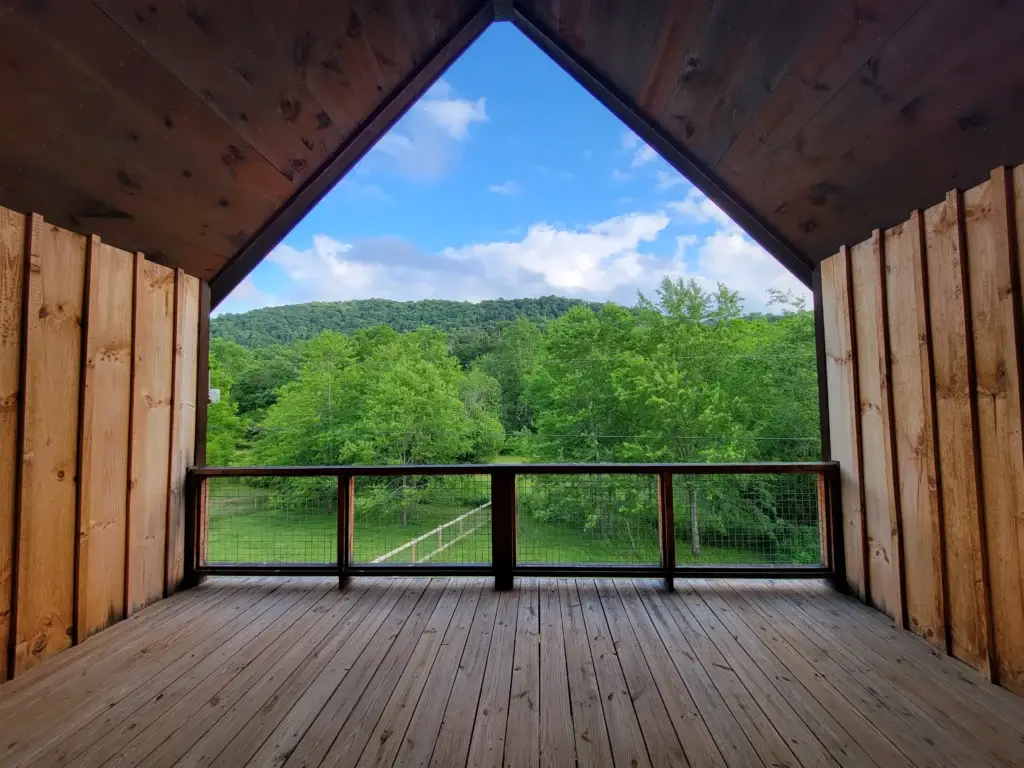 mountain campground rental near Asheville NC